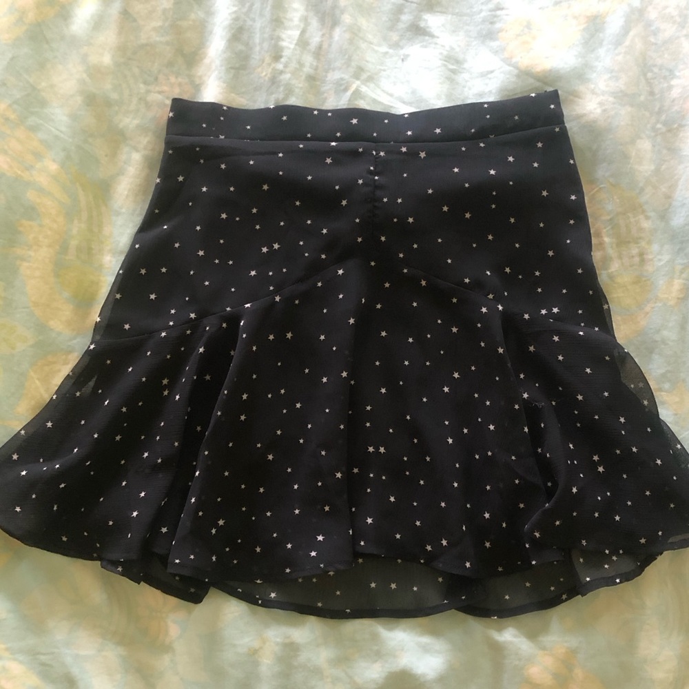 black starry skirt, women’s extra small - le lis